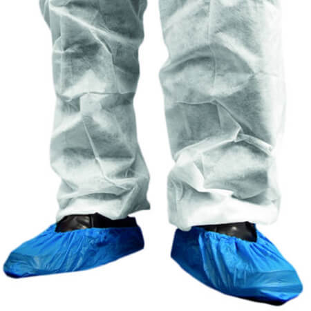 Blue Overshoe 14 Inch 100 Pack